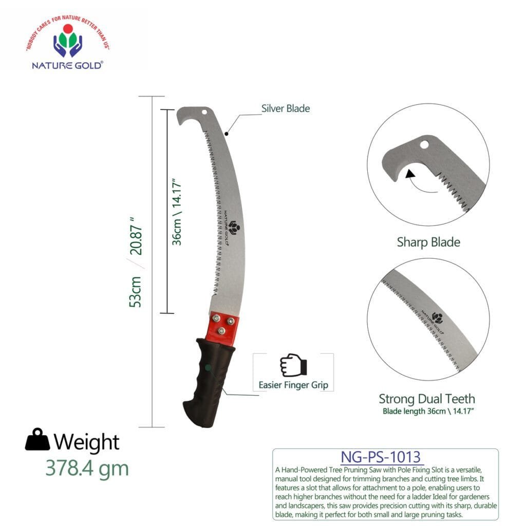 Hand-Powered Pruning Saw