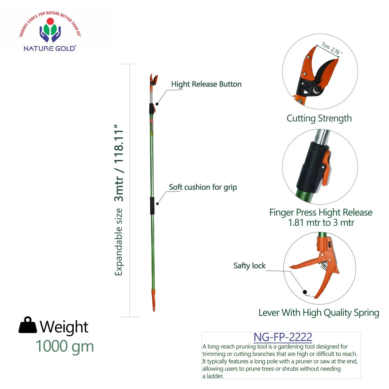 Fruit Plucker Scissor NG-FP-2222