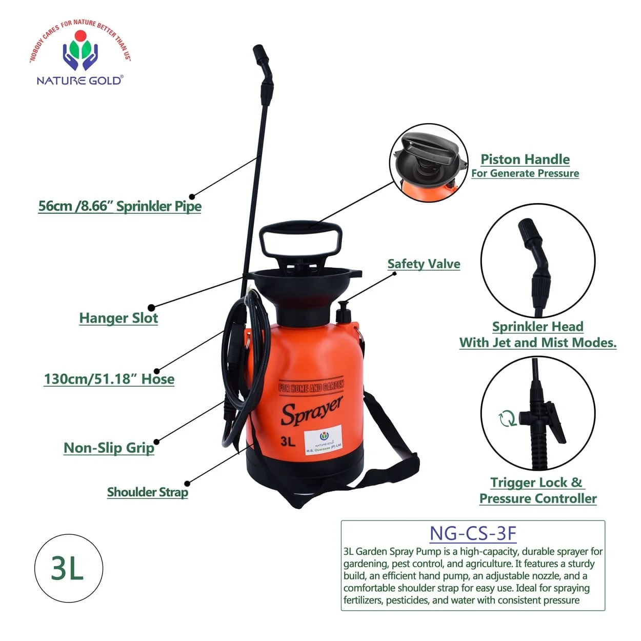 Knapsack Sprayer NG-CS-3F