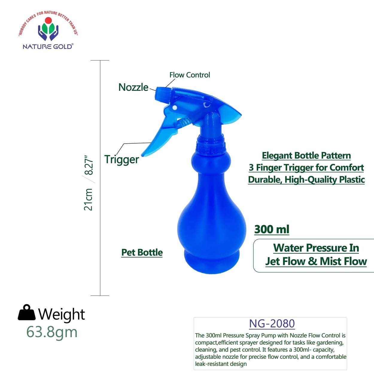 HDPE Spray Bottle NG-2080