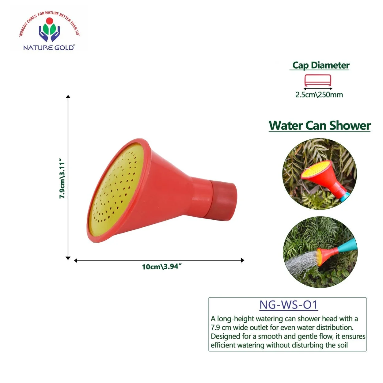 Plastic Sprinkler Rose Head NG-WS-01