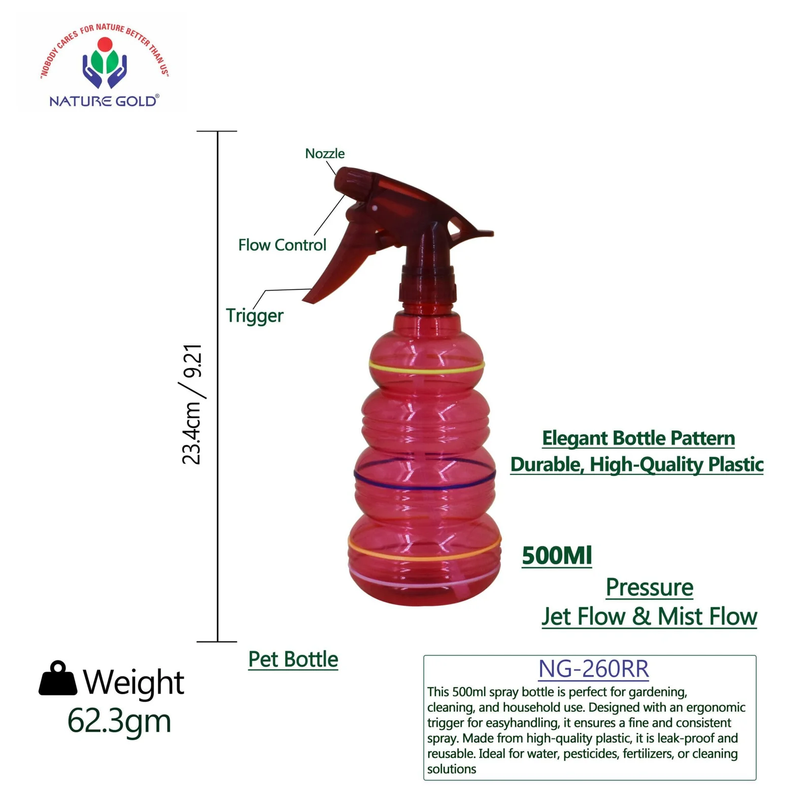 Pet Water Sprayer Bottle NG-260RR