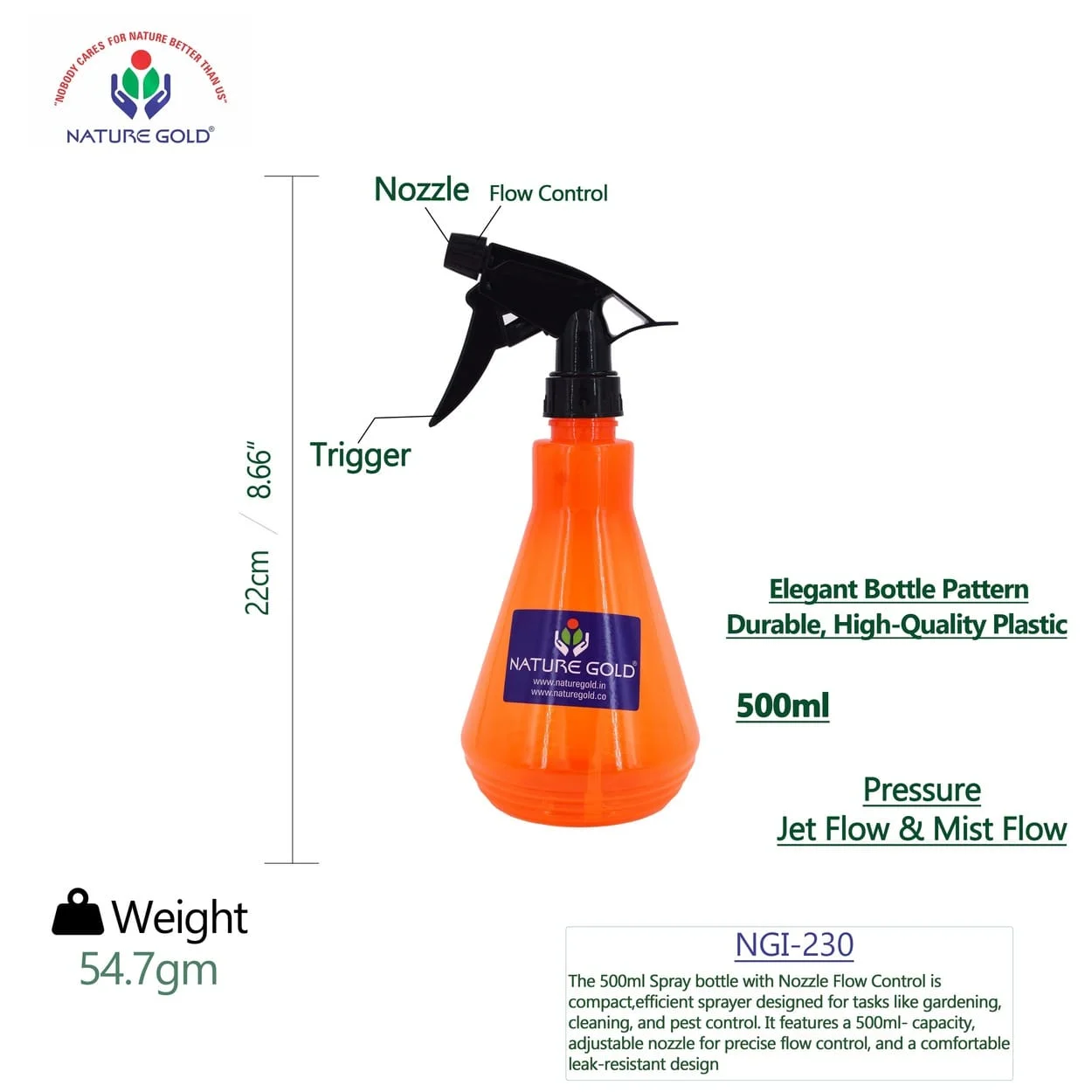 NGI-230 Mist Spray Bottle
