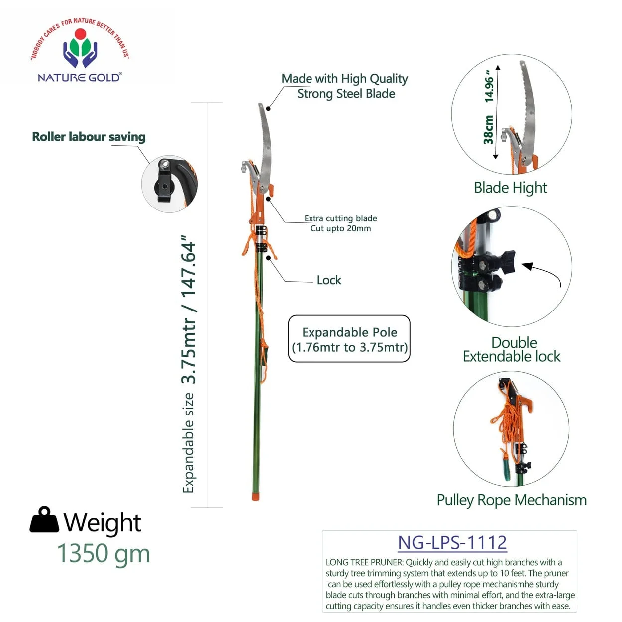 Long Tree Pruner NG-LPS-1112